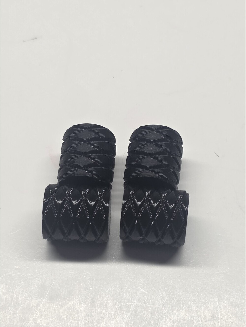 Black Car Tire Valve Stems Caps  Set of 4 Car,Truck Universal Fitting 3d Printed